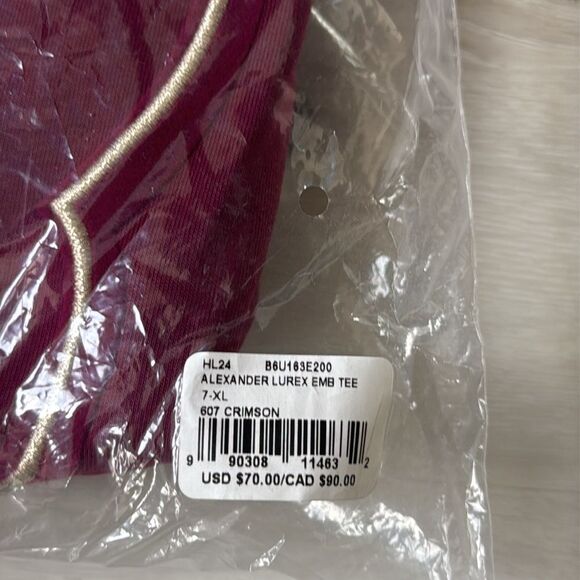 Psycho Bunny‎ ALEXANDER GRAPHIC TEE CRIMSON Color size XL NWT in packaging - Picture 8 of 8